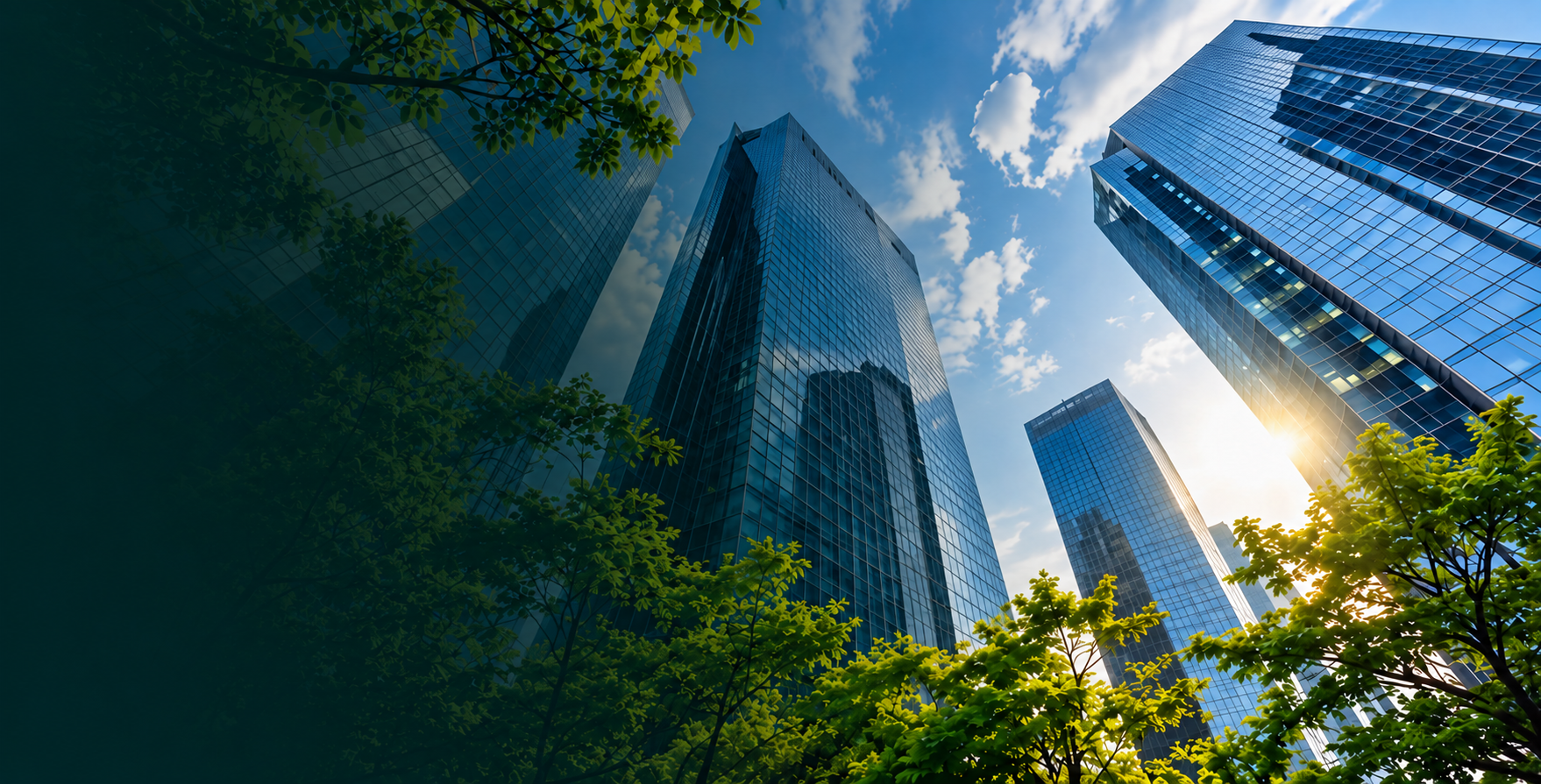 Modern sustainable business district
